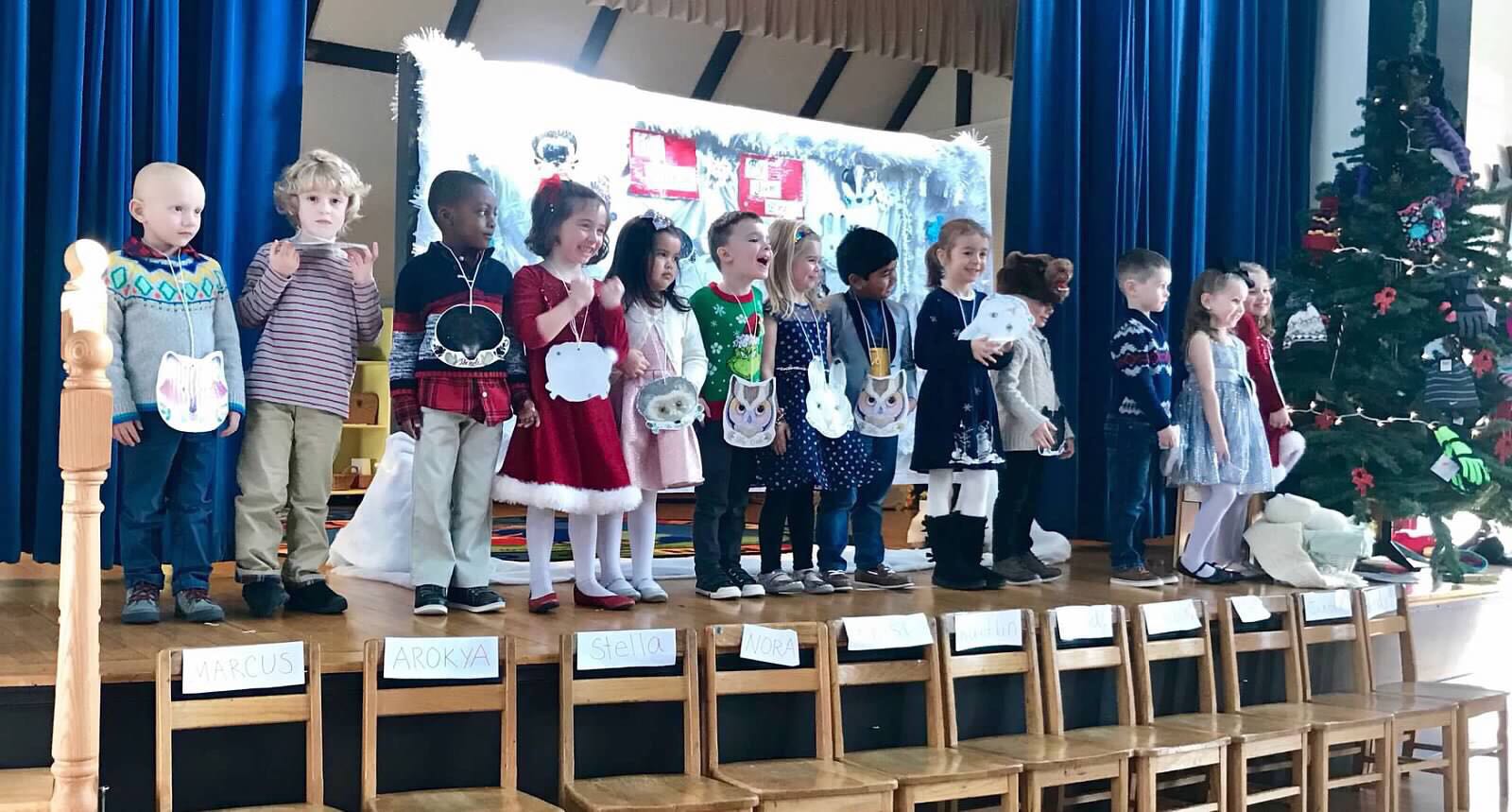 Preschool play, “The Mitten”